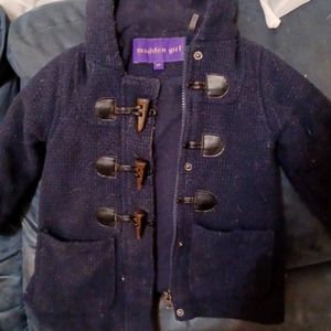 Madden girl toggle closure dress coat 2t